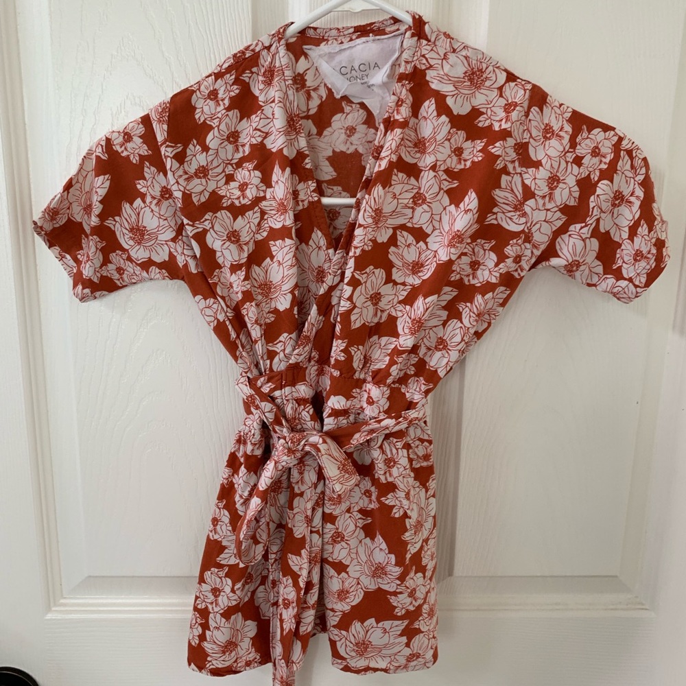 Acacia Honey Rome dress rust magnolia